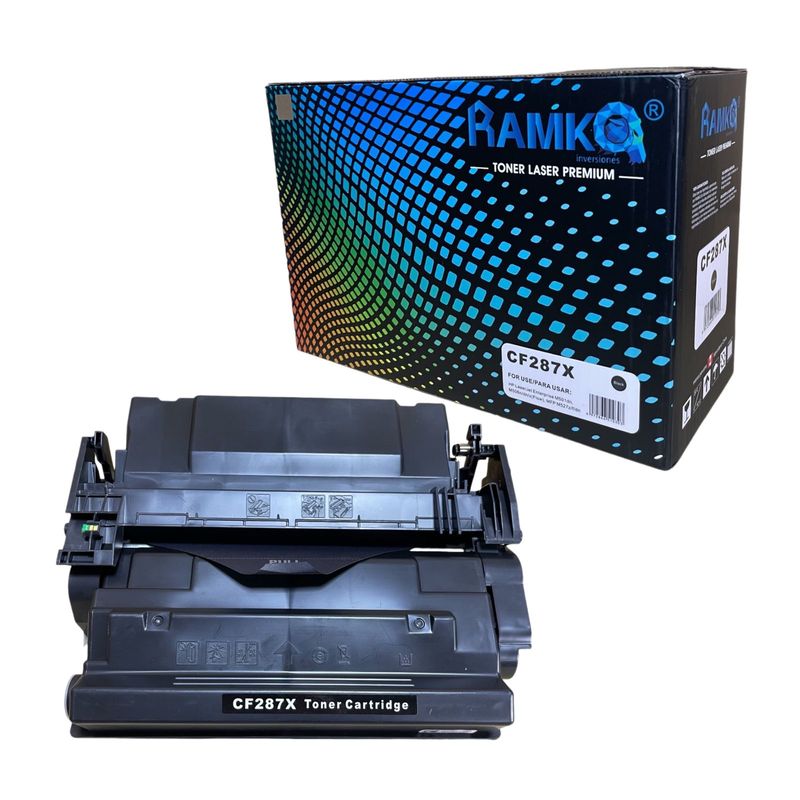 RAMKO - TONER COMPATIBLE HP 87X (CF287X) NEGRO 18,000 PG