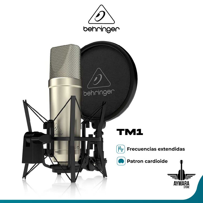 BEHRINGER - Micrófono de Condensador Behringer TM1