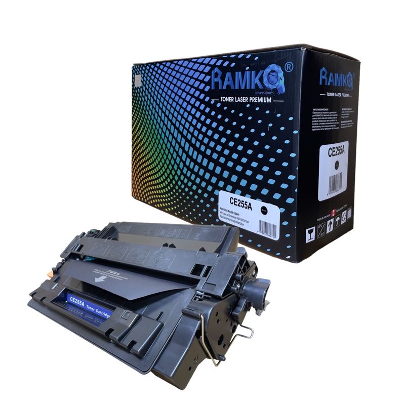 RAMKO - TONER COMPATIBLE HP 55A (CE255A) NEGRO 6,000 PG