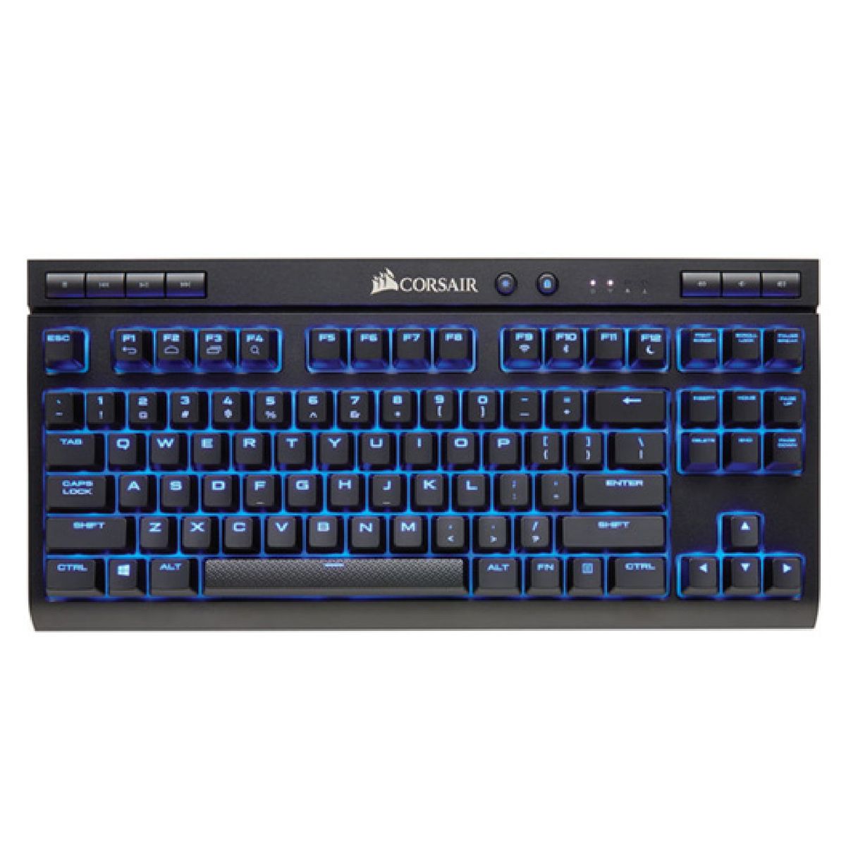 CORSAIR - Teclado Gamer Wireless Corsair K63 mecánico Cherry MX Multimedia