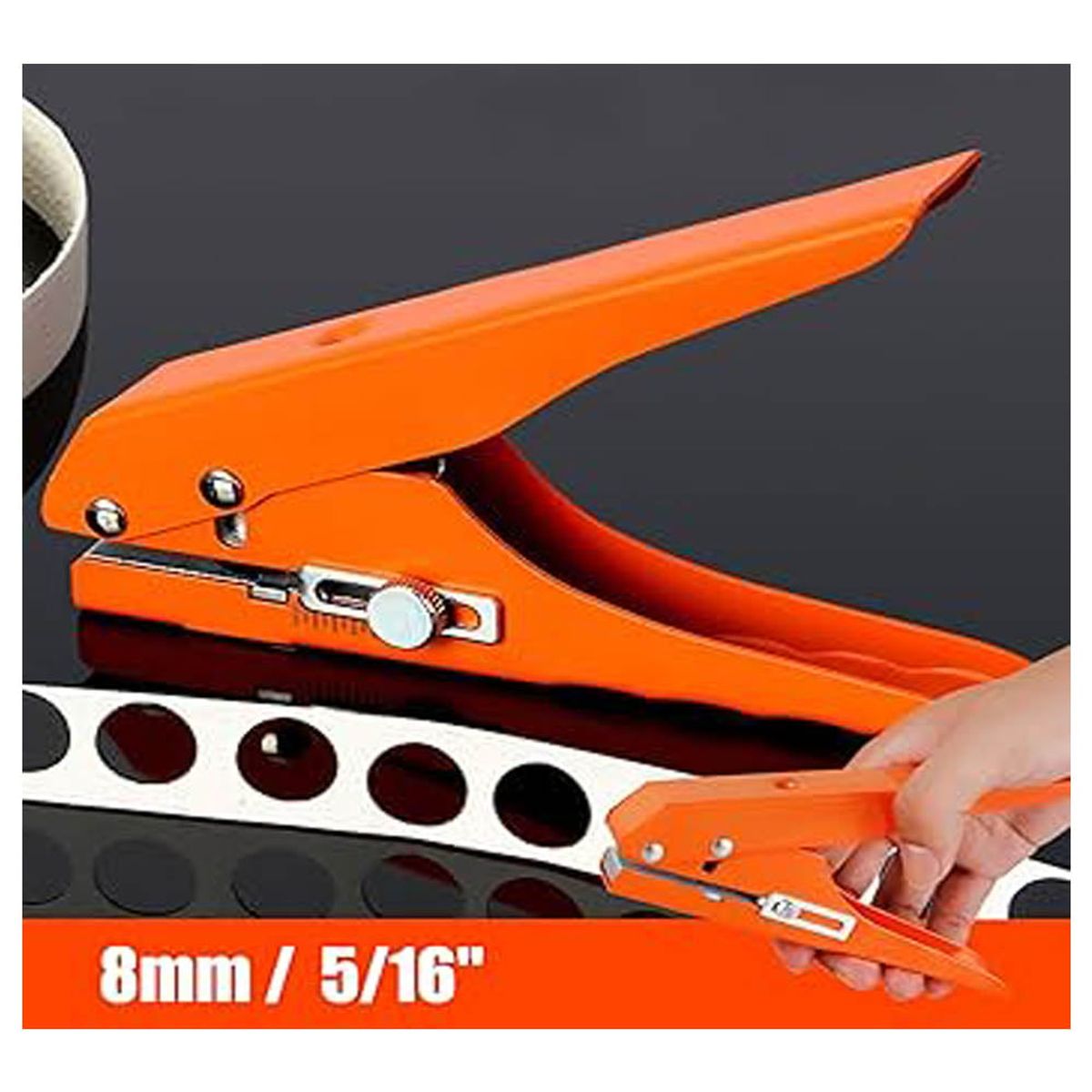 MAXTOOLS - PERFORADOR DE CANTO tapa de 8 mm + BROCA Avellanadora con tope 3mm