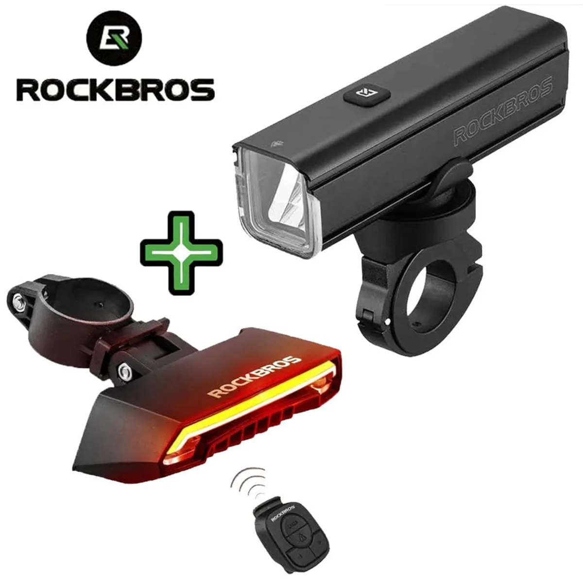ROCKBROS - kit de luces de alta potencia para bicicleta - ROCKBROS
