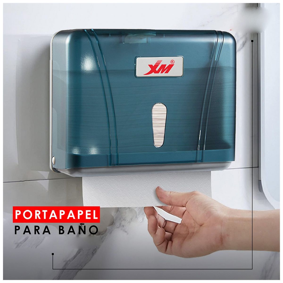 GENERICO - Dispensador de Papel Higiénico Azul