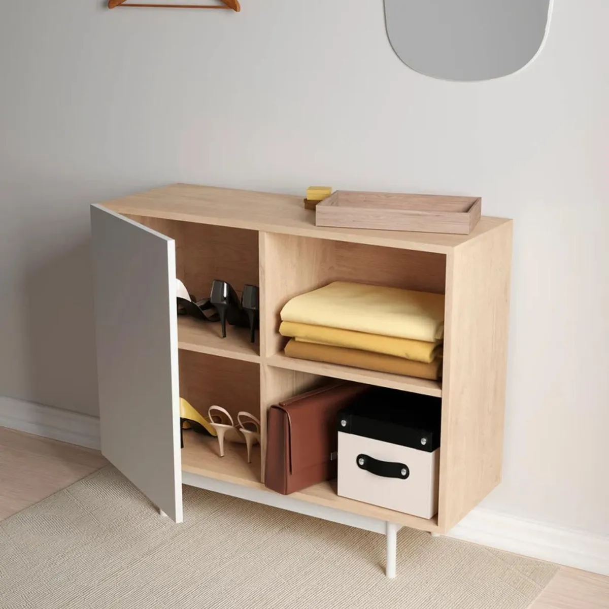 GENERICO - Recibidor Mariella Blanco Decoban Hogar