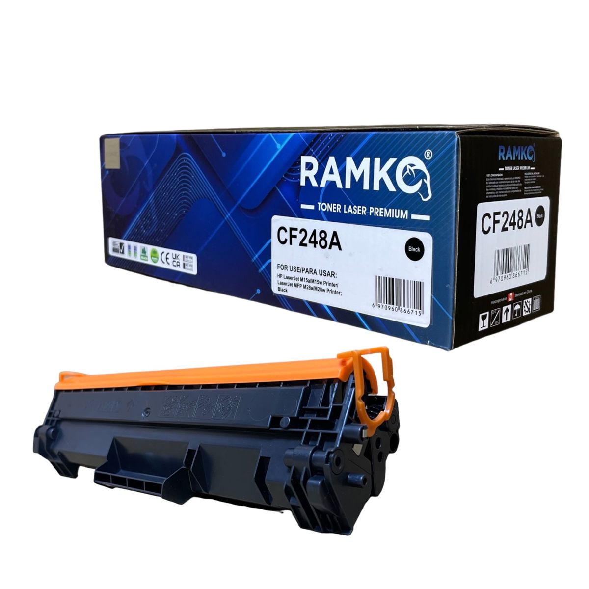 RAMKO - TONER COMPATIBLE HP 48A (CF248A) NEGRO 1,000 PG