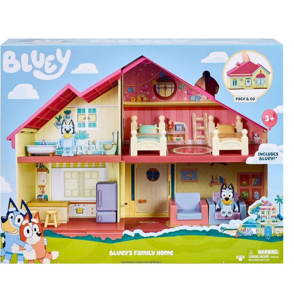 BLUEY - Set de Juego La Casa Familiar Bluey