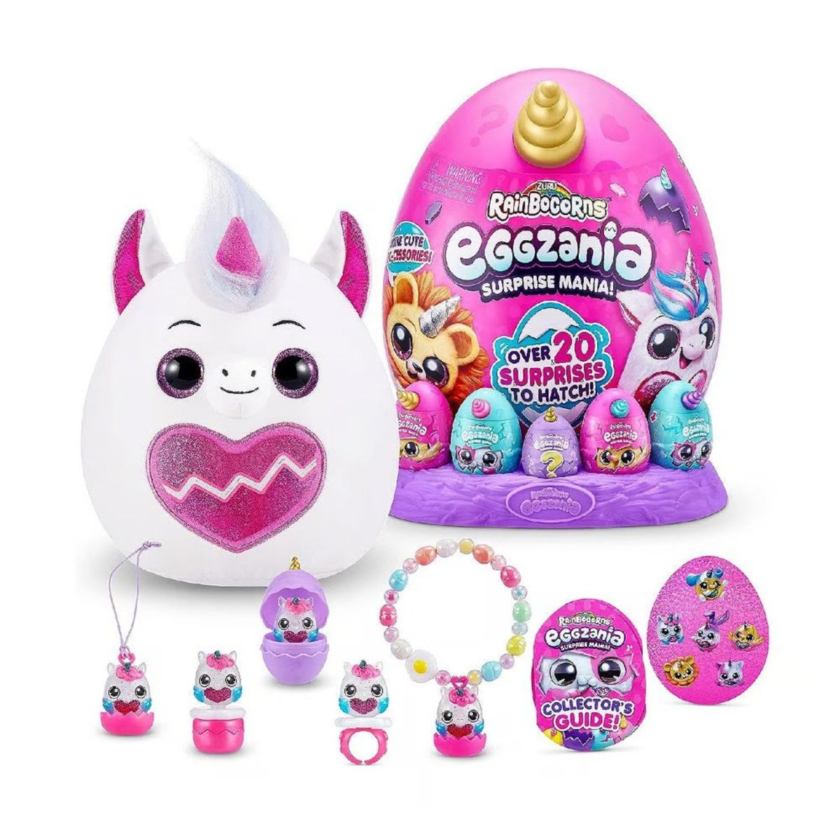 RAINBOCORNS - Peluche Sorpresa Eggzania Rainbocorn