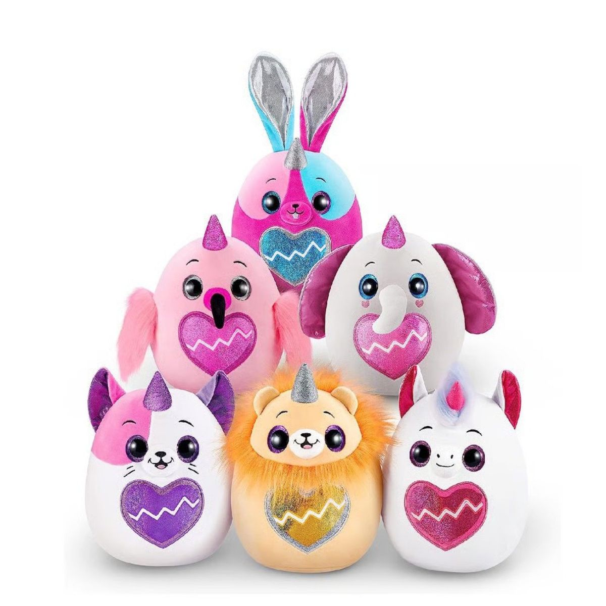 RAINBOCORNS - Peluche Sorpresa Eggzania Rainbocorn