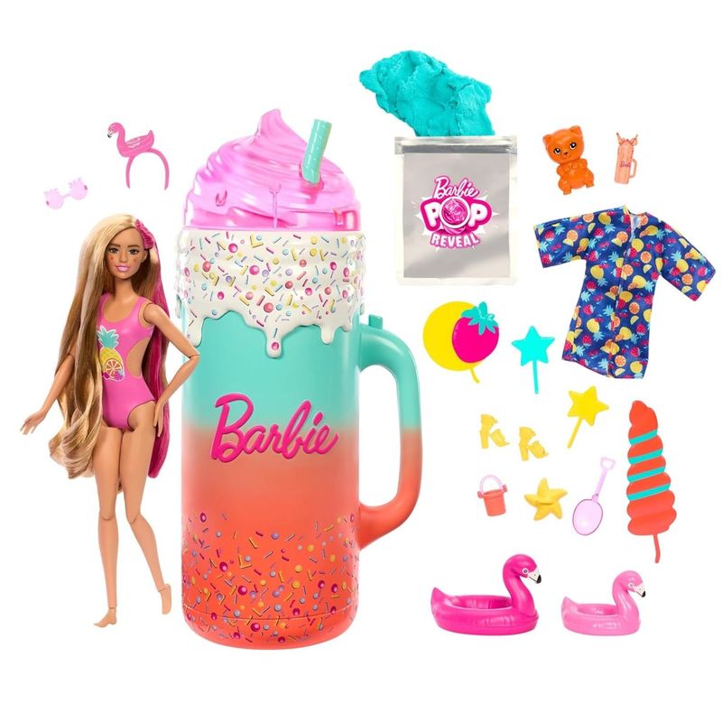 BARBIE - Muñeca Barbie Pop Reveal  Serie Frutas Deluxe