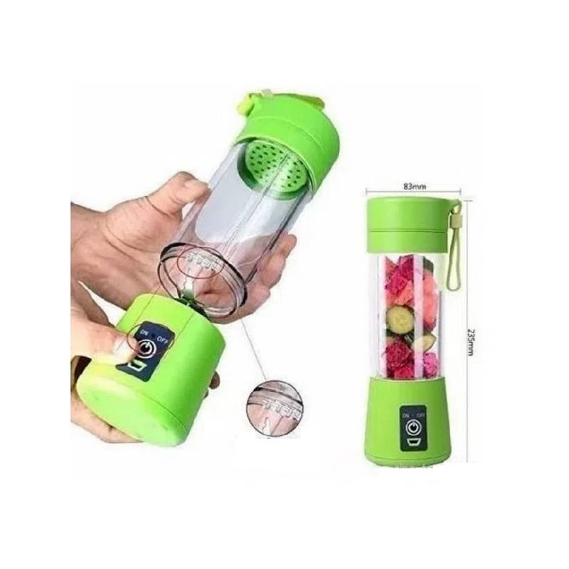 GENERICO - Licuadora Portátil de 6 aspas y Recargable USB