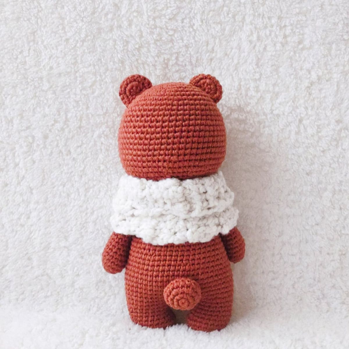 BE CRAFTY - Muñeco Peluche Juguete de Oso Tejido Algodón Hipoalergénico