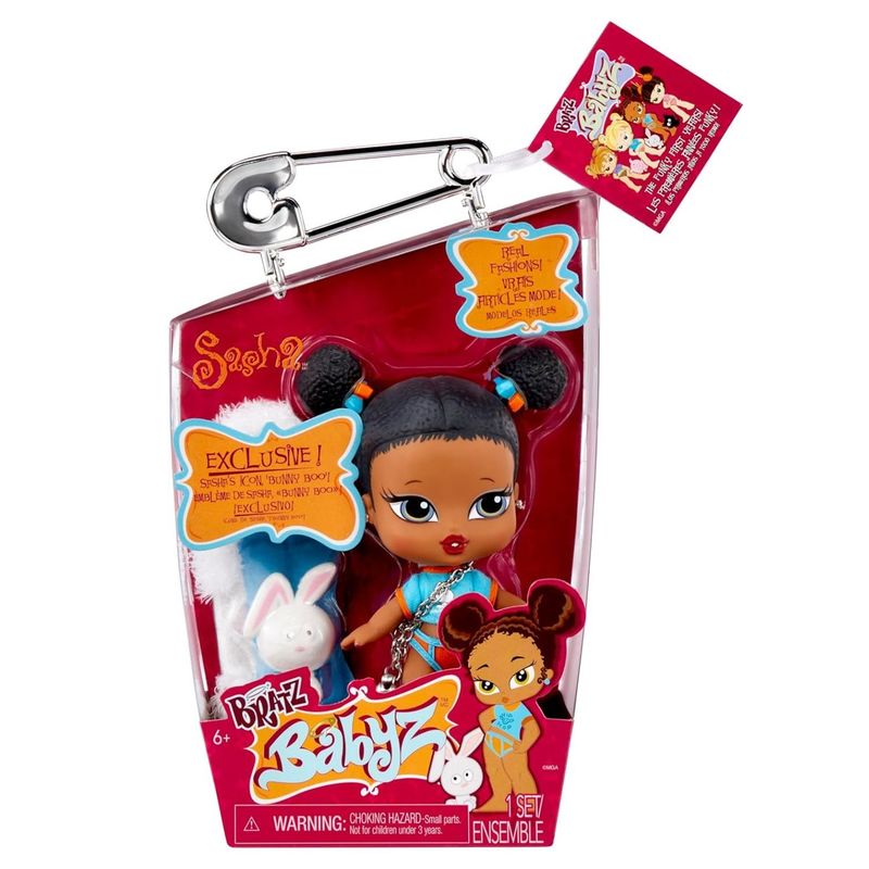 MGA ENTERTAINMENT - Muñeca Bratz Baby Sasha con Mascota