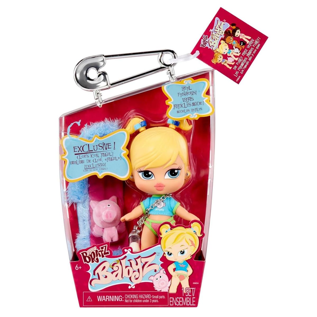 MGA ENTERTAINMENT - Muñeca Bratz Baby Cloe con Mascota