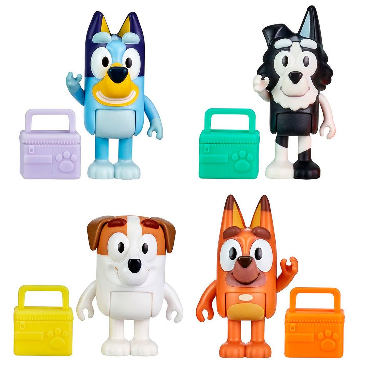 BLUEY - Bluey Pack  Figuras Amigos de Colegio