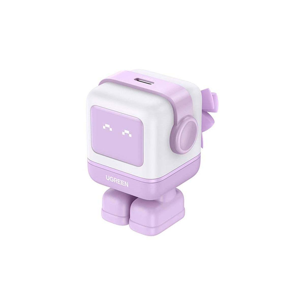 UGREEN - Cargador Robot UGREEN 30W Nexode RGGaN USB-C Carga Rápida Purpura