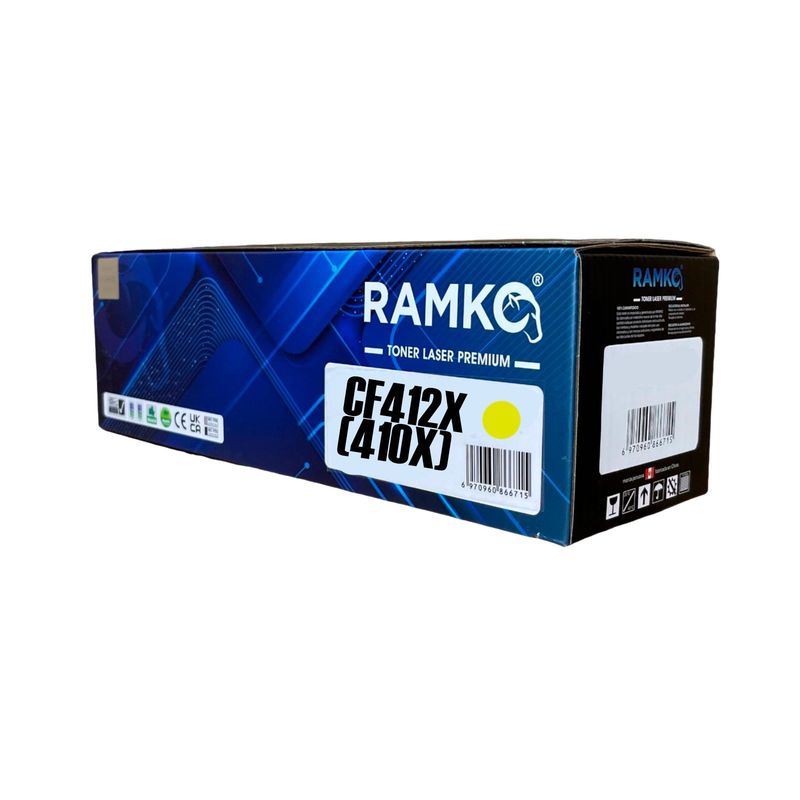 RAMKO - TONER COMPATIBLE HP 410X (CF412X) YELLOW 5,000 PG