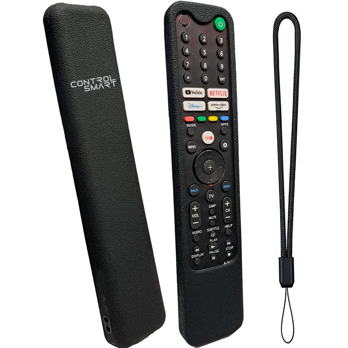 SIKAI - Funda Protectora Para Control Remoto Sony Bravia Smart Tv  Negro