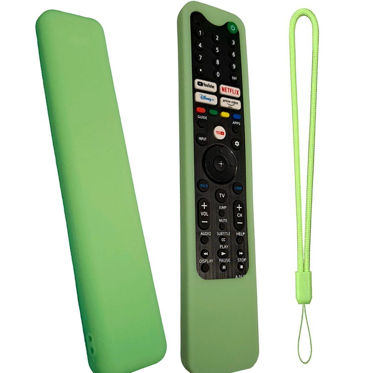 SIKAI - Funda  Para Control Remoto Sony Bravia Smart Tv – Verde forescente