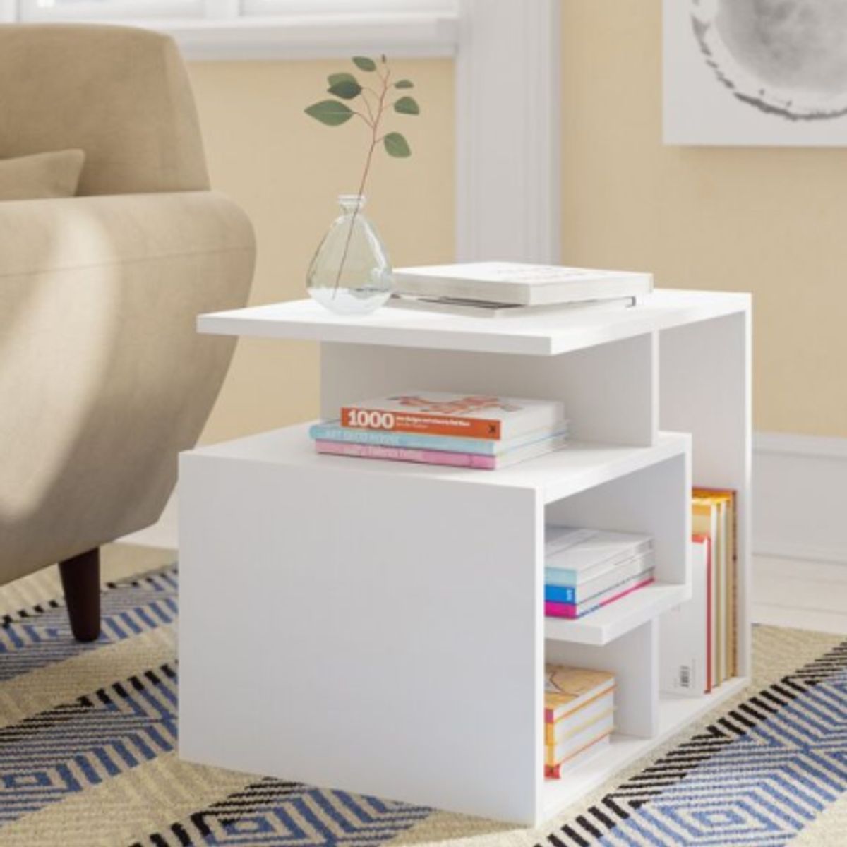 NACION MUEBLES - Centro de mesa Elegante Ale Blanco NM