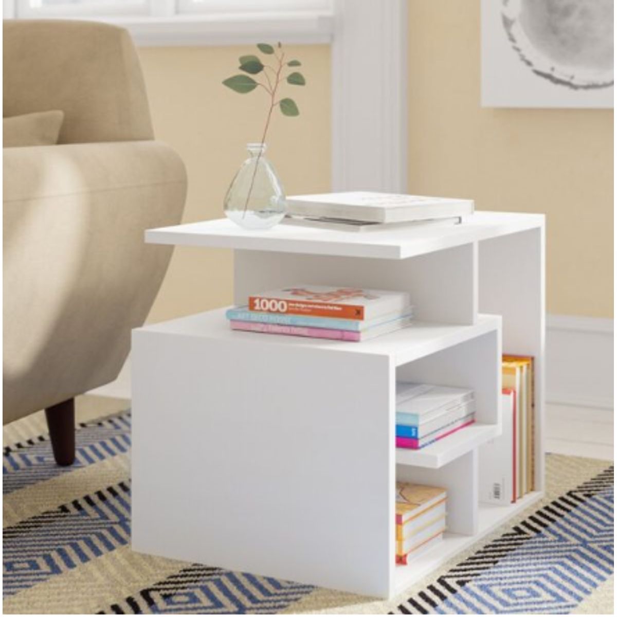 NACION MUEBLES - Centro de mesa Elegante Ale Blanco NM