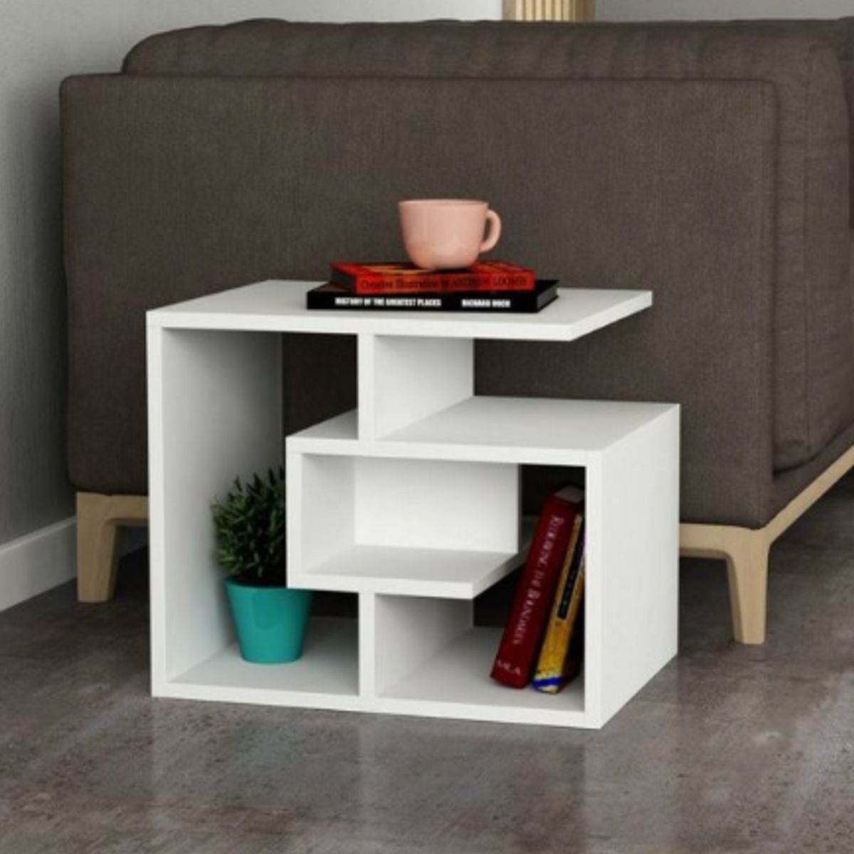 NACION MUEBLES - Centro de mesa Elegante Ale Blanco NM