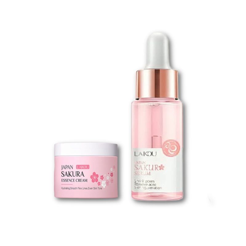 BIOAQUA - Crema Hidratante Sakura + Serum Sakura