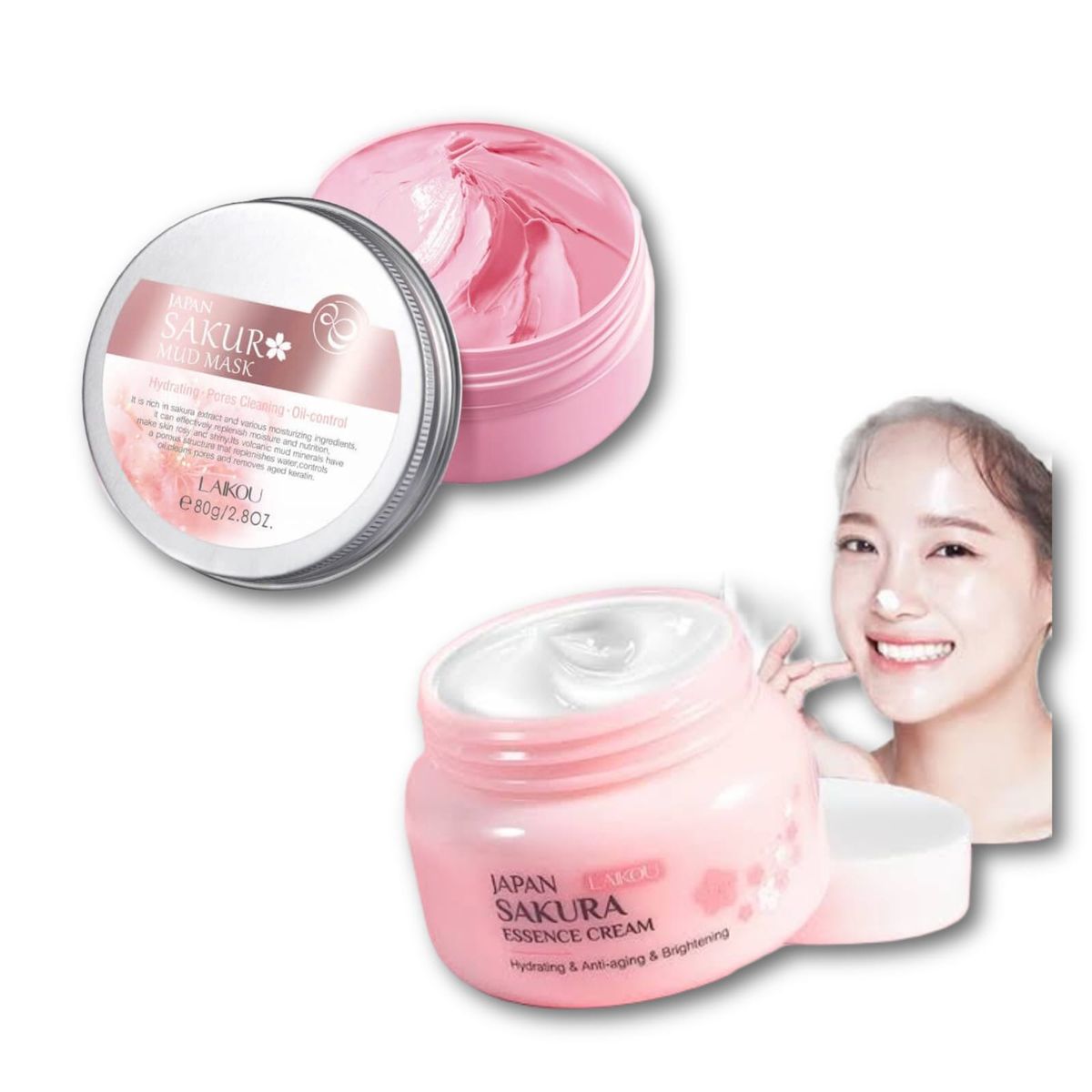 BIOAQUA - Crema hidratante Sakura + Mascarilla Sakura