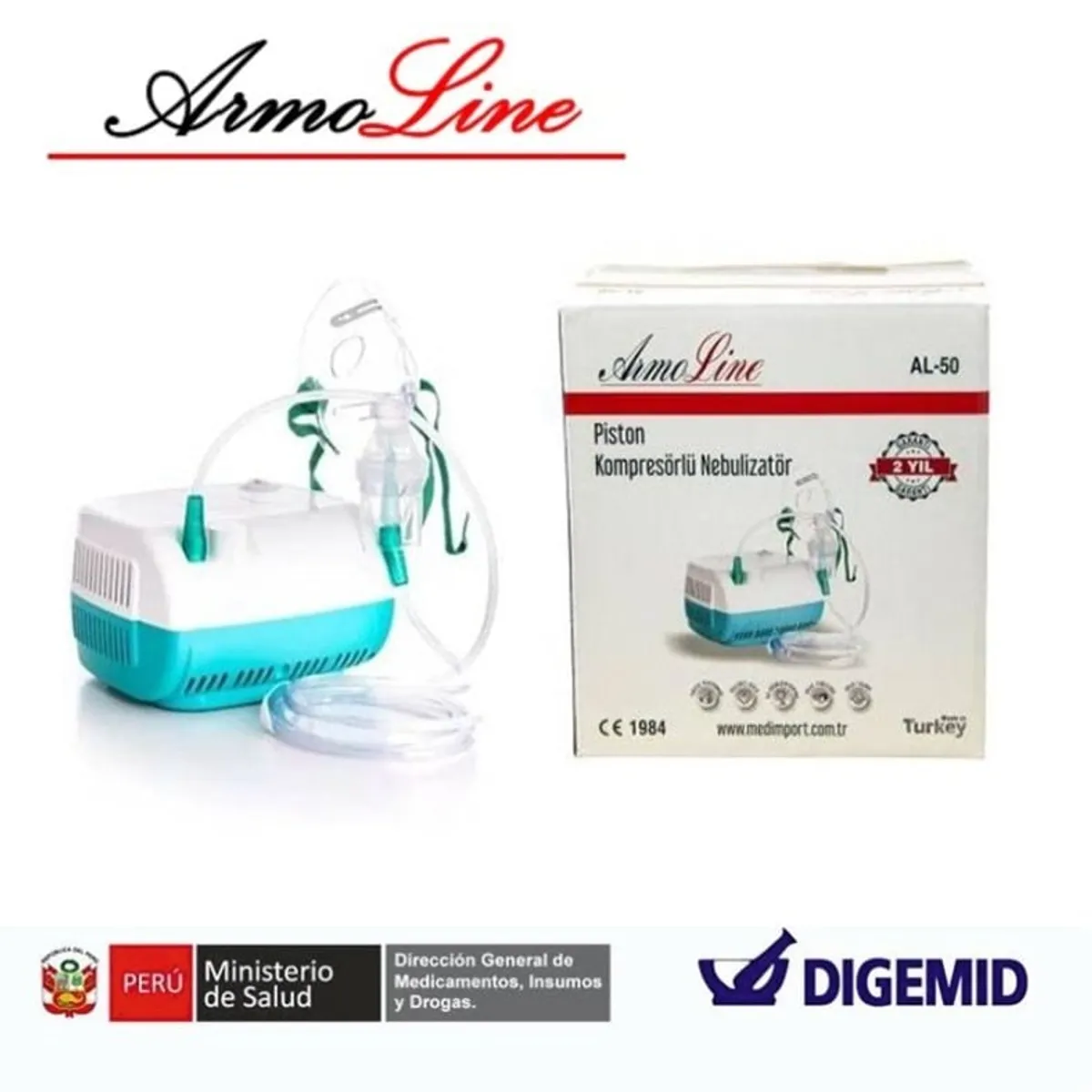 GENERICO - NEBULIZADOR PORTATIL ARMOLINE