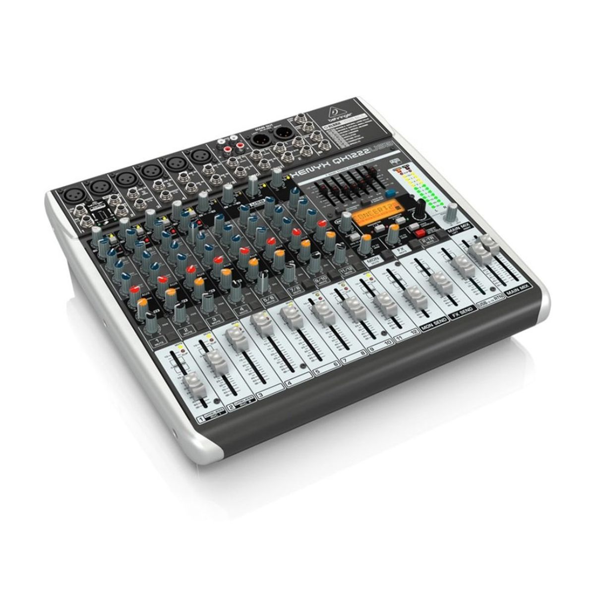 BEHRINGER - QX1222USB Behringer - Mezclador con ecualizador efectos interfaz