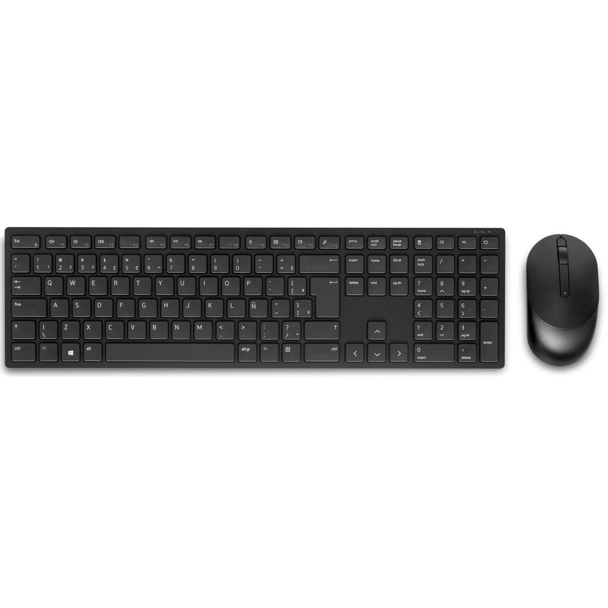 DELL - Kit Teclado y Mouse Dell Pro KM5221W Wireless Español - 580-AJIU