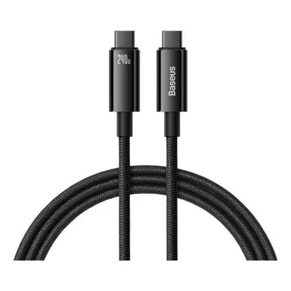 BASEUS - BASEUS CABLE CARGA RAPIDA Tipo C A C 240W 3M COLOR NEGRO