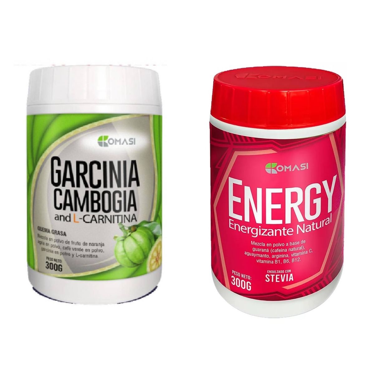 GENERICO - PACK GARCINIA + ENERGY  COMASI