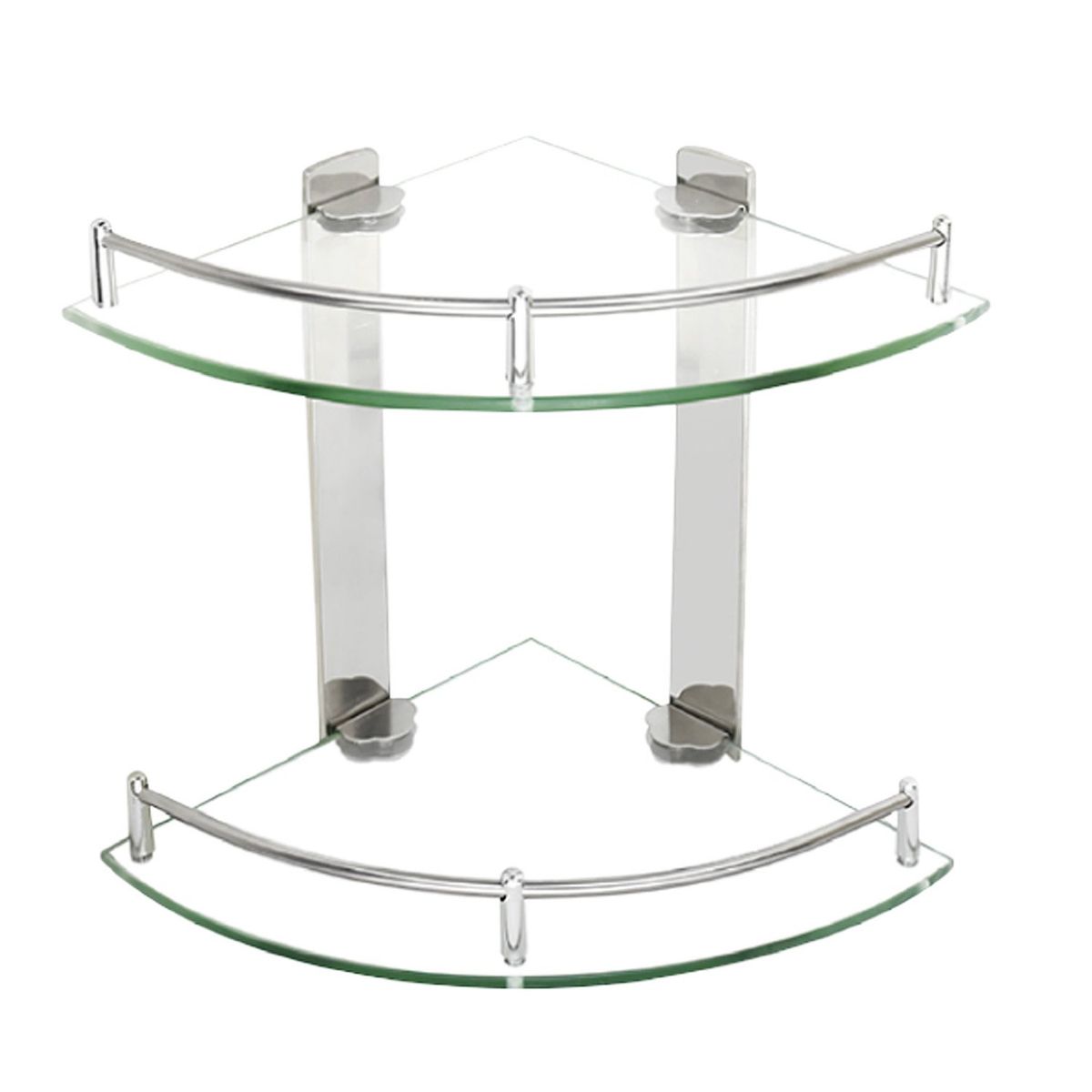 GENERICO - Repisa de Esquina Zinc Cromado