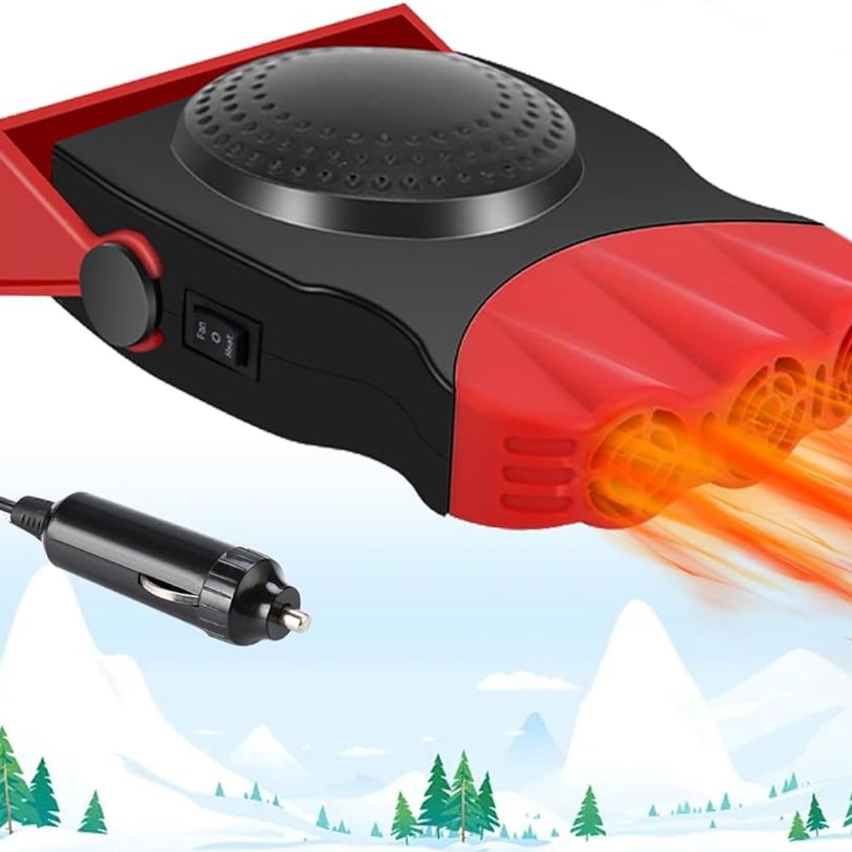 OEM - Calefactor para Auto Coche Eléctrico Portátil Termostato Calefacción
