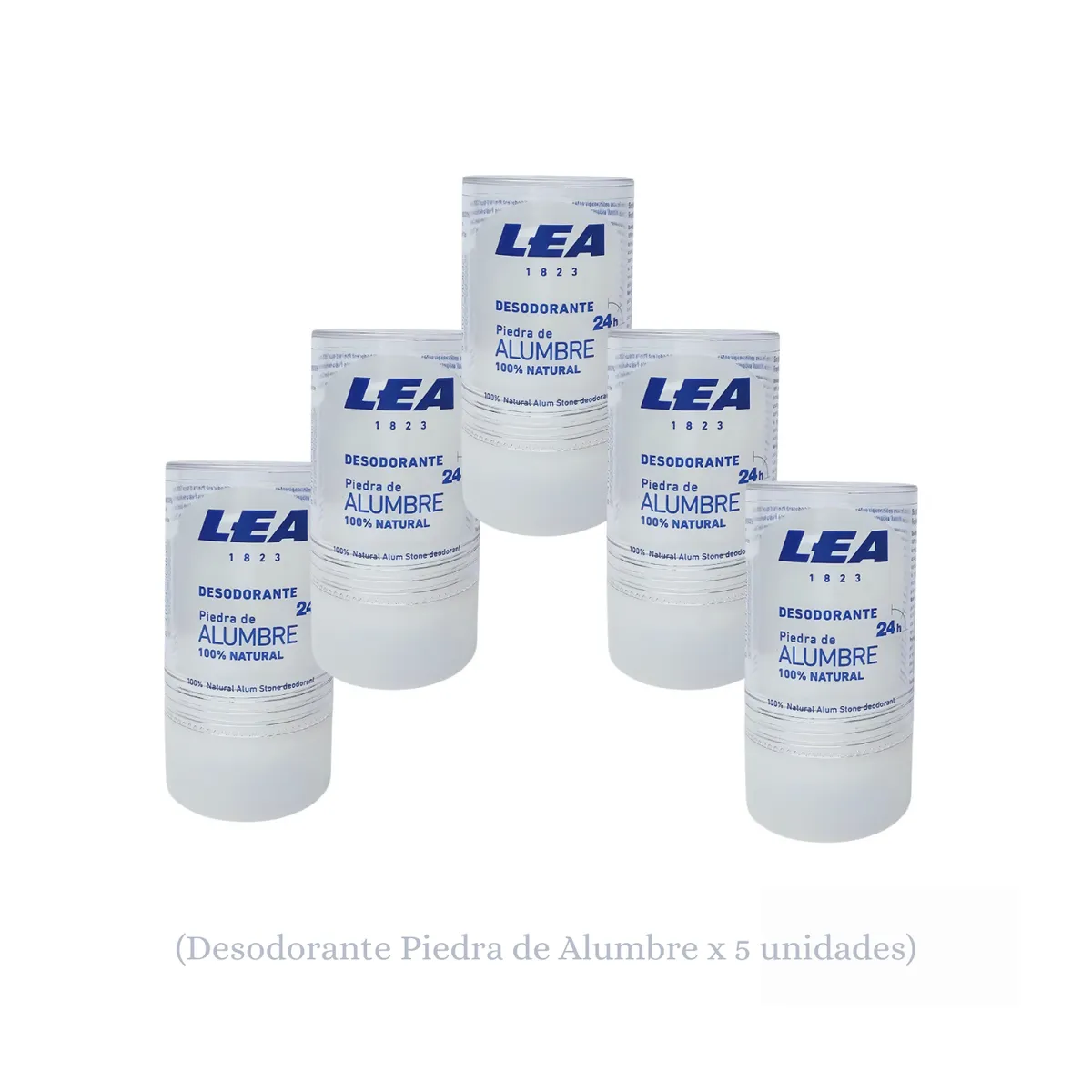 OEM - Desodorante Piedra de Alumbre 100 por ciento Natural x 5 unidades