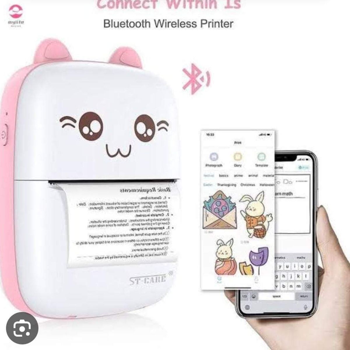 IMPORTADO MC - MINI IMPRESORA PORTÁTIL K-WAII