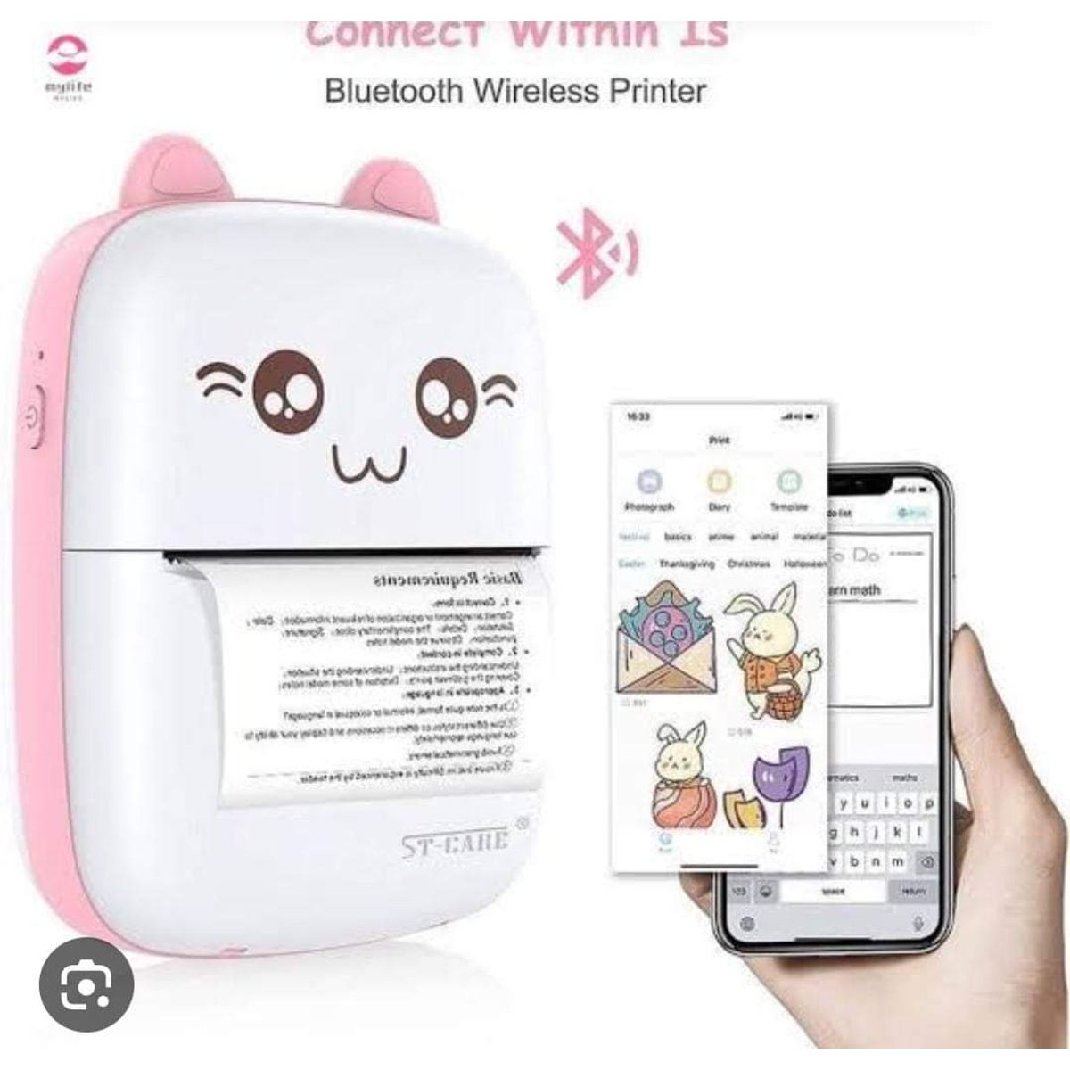 IMPORTADO MC - MINI IMPRESORA PORTÁTIL K-WAII