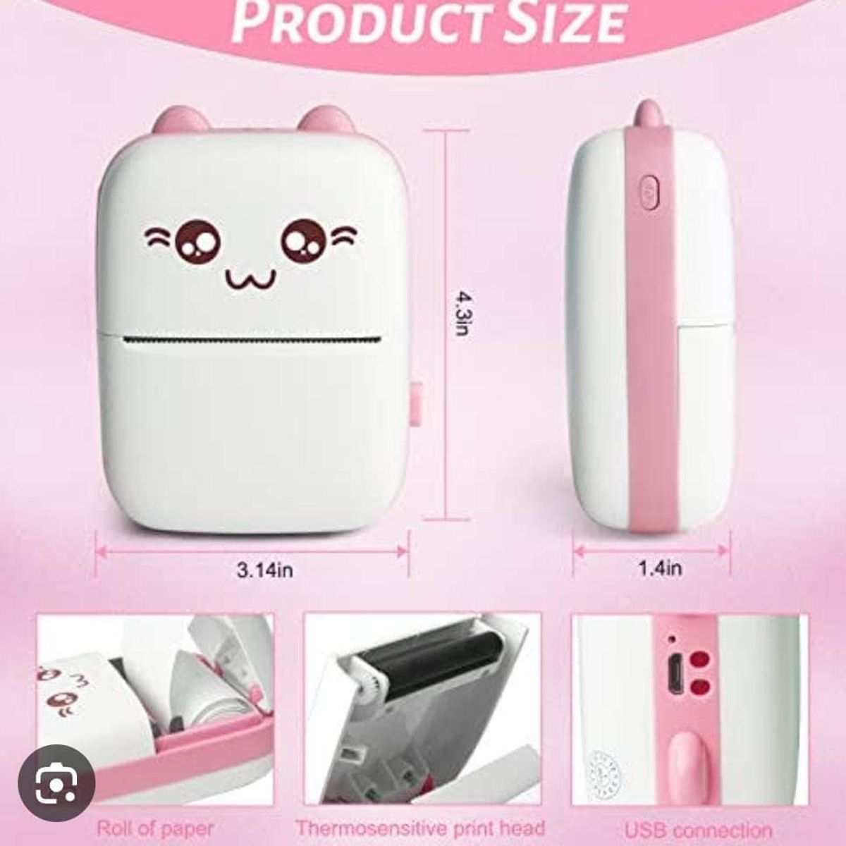 IMPORTADO MC - MINI IMPRESORA PORTÁTIL K-WAII