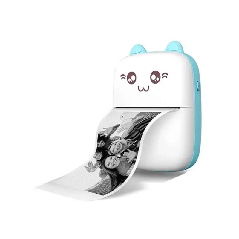 IMPORTADO MC - MINI IMPRESORA PORTÁTIL K-WAII Celeste