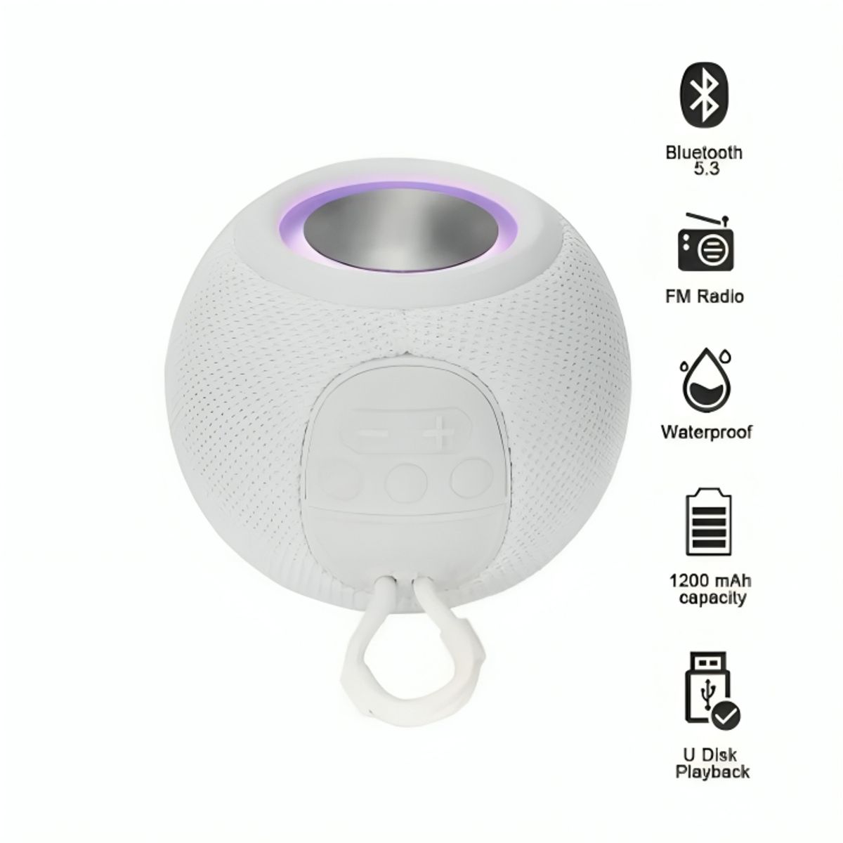 GENERICO - Parlante con Bluetooth Tipo Amazon Alexa Altavoz Inalámbrico Portátil