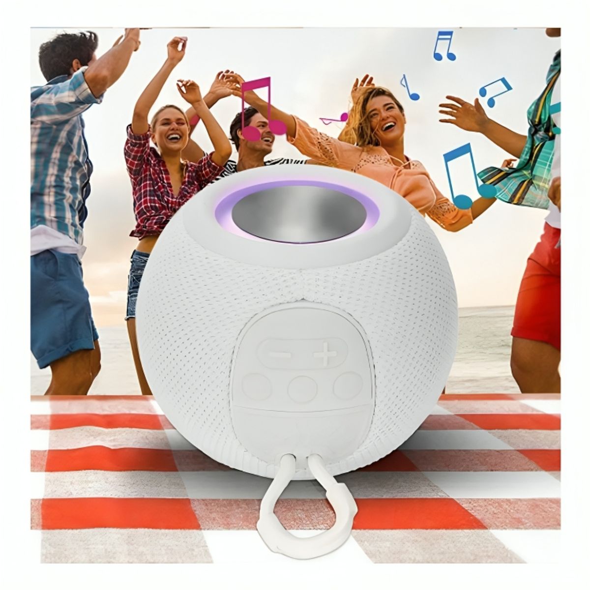 GENERICO - Parlante con Bluetooth Tipo Amazon Alexa Altavoz Inalámbrico Portátil