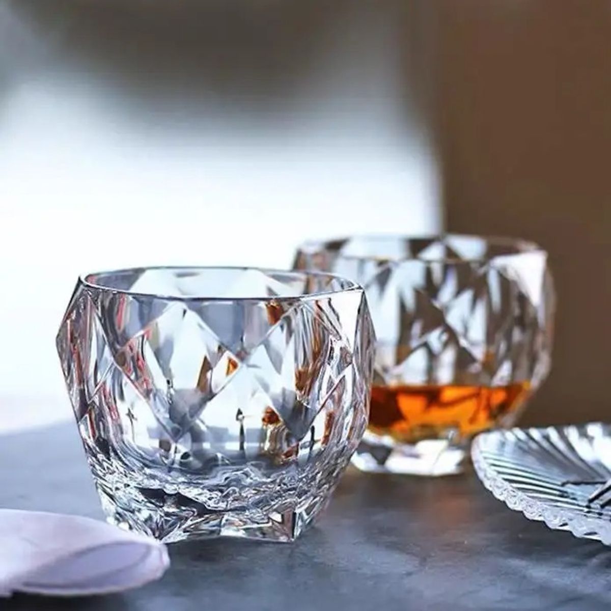 GENERICO - Vaso whisky Spirit set x2 Estilo Diamante