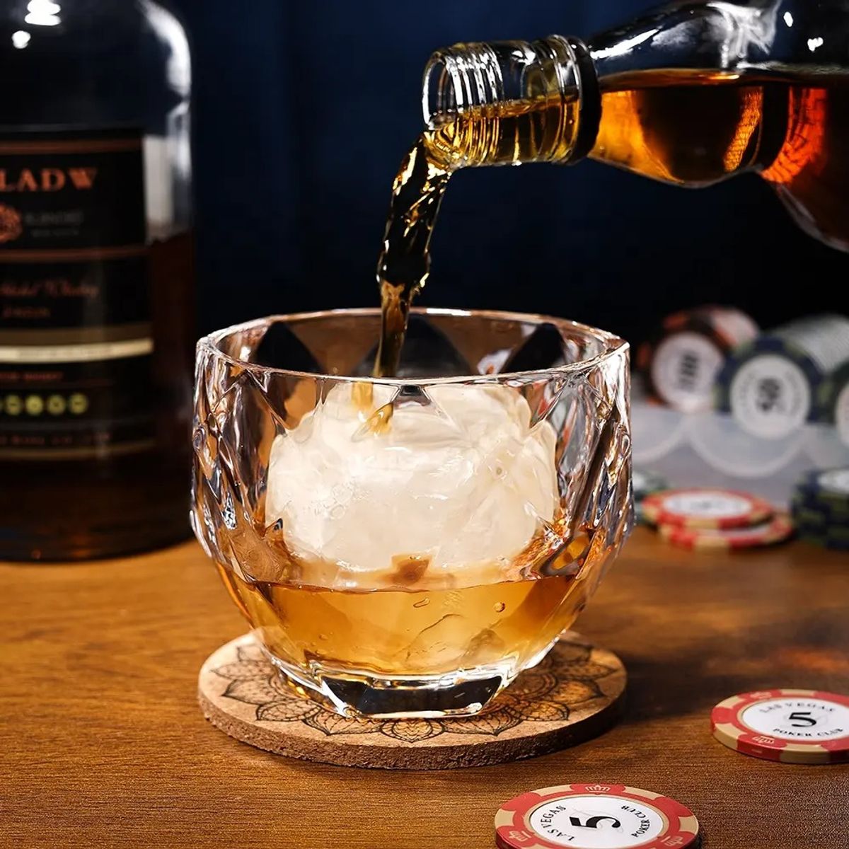 GENERICO - Vaso whisky Spirit set x2 Estilo Diamante