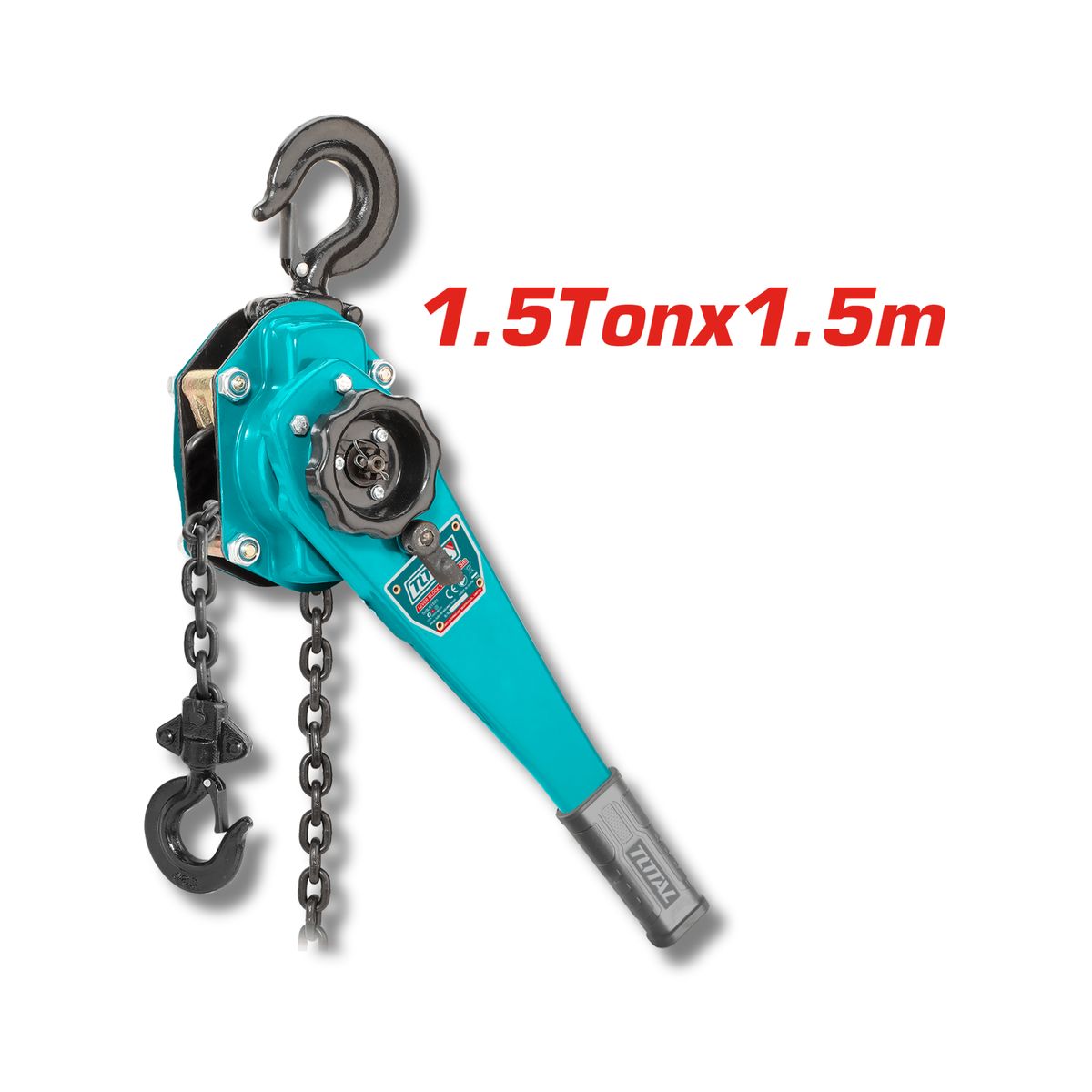 TOTAL TOOLS - Tecle de cadena con palanca 1.5 toneladas Total