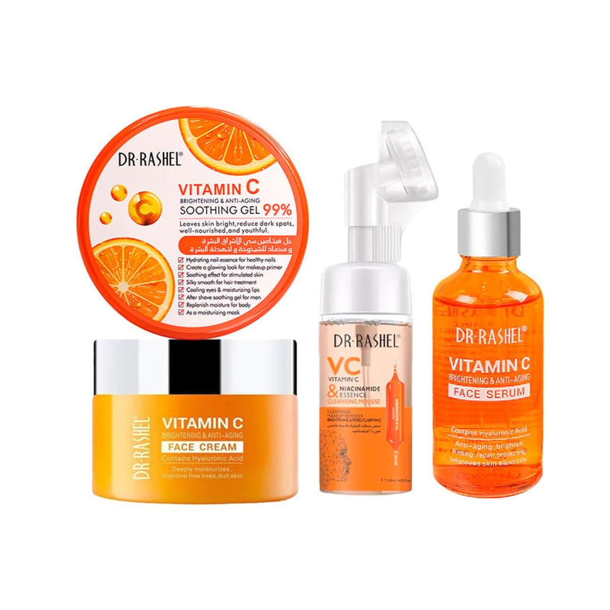 GENERICO - Vitamina C Serum Crema Limpiador Gel Calmante Dr Rashel