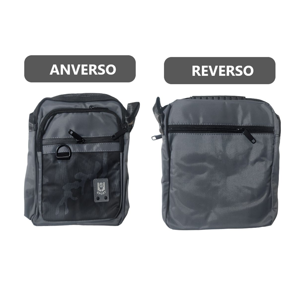 GENERICO - Morral Pechera Bandolera Hombre impermeable de nilón