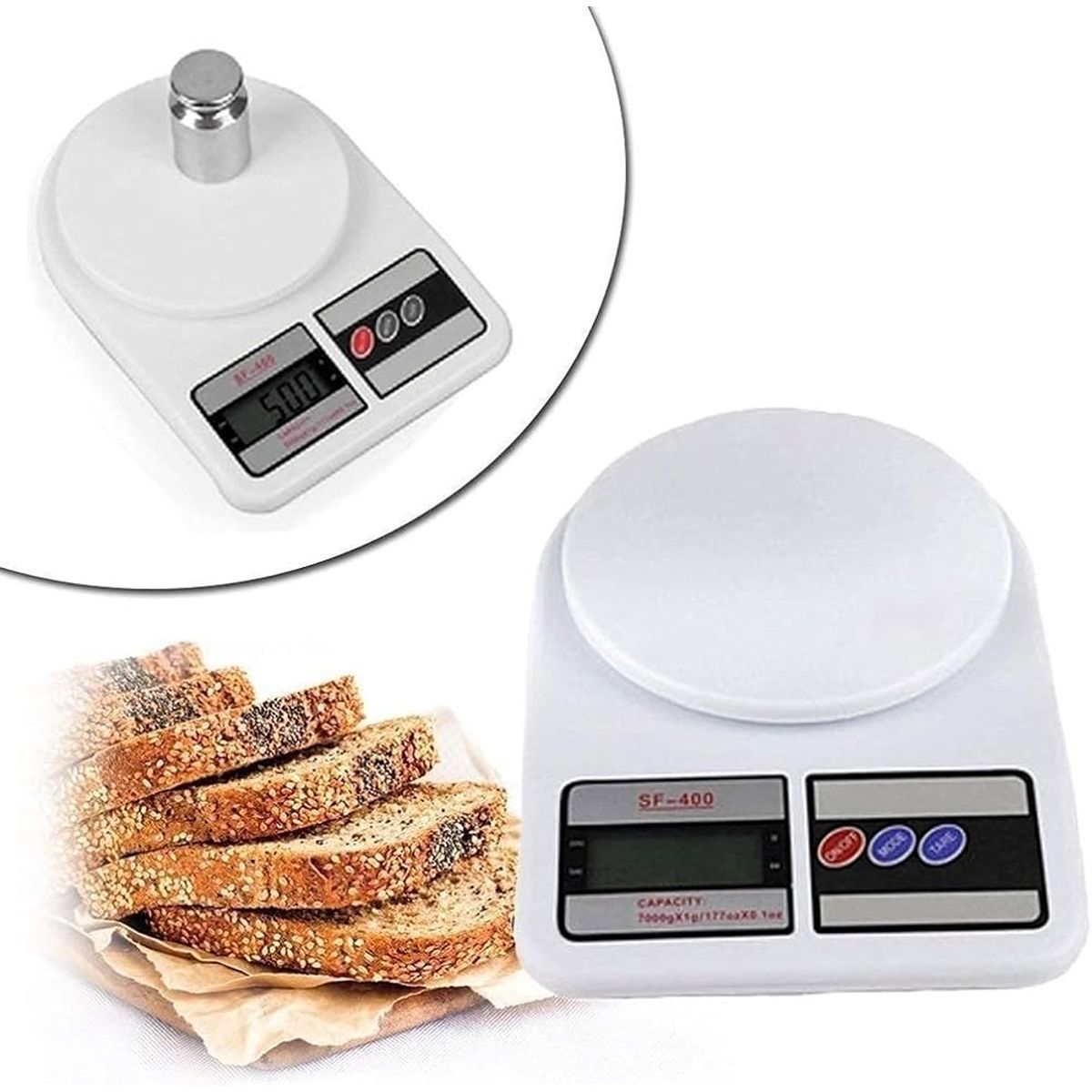 OEM - Balanza Electronica Digital 10kg 1g Ideal Para Cocina Reposteria