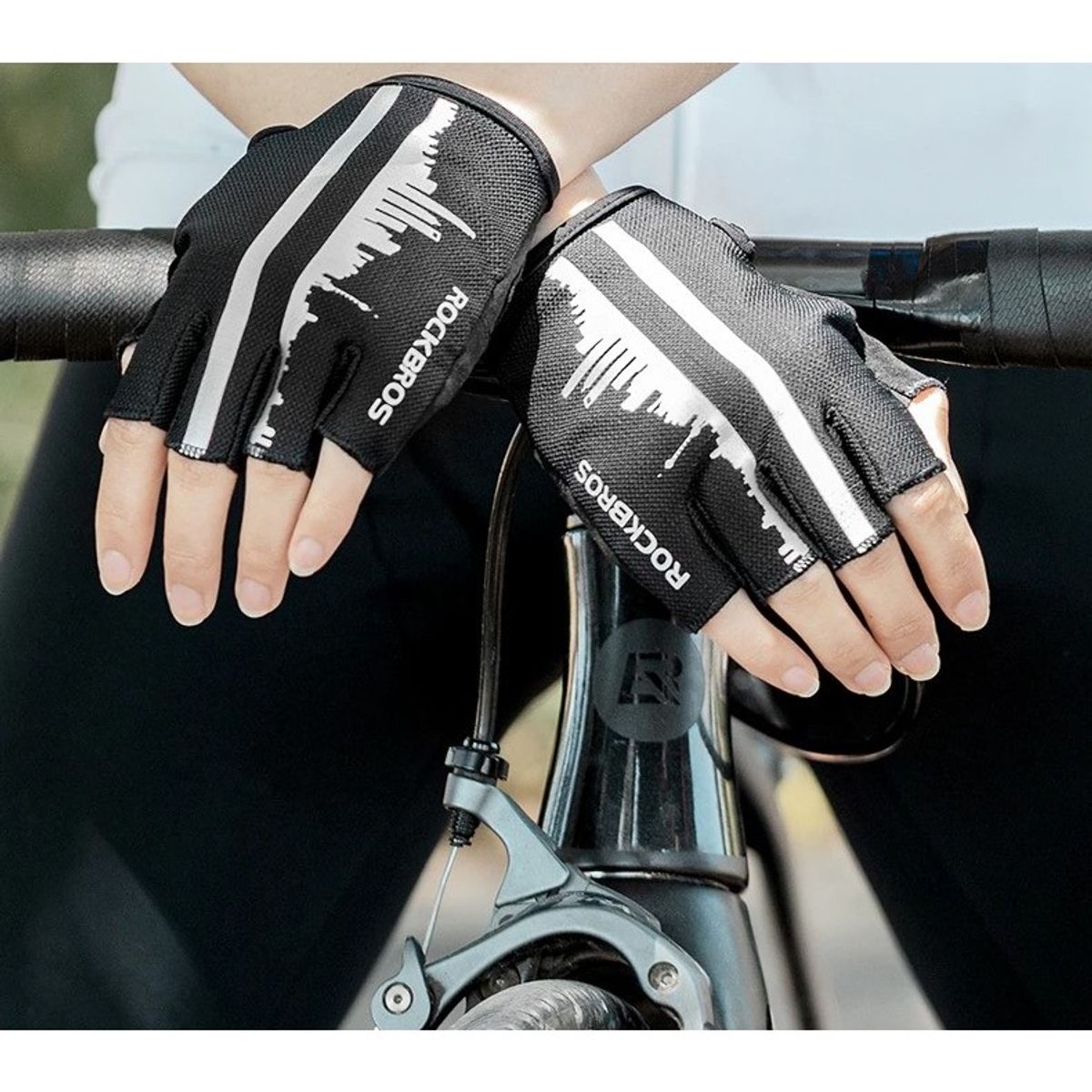 ROCKBROS - Guantes Ciclismo ROCKBROS S252 Reflectantes