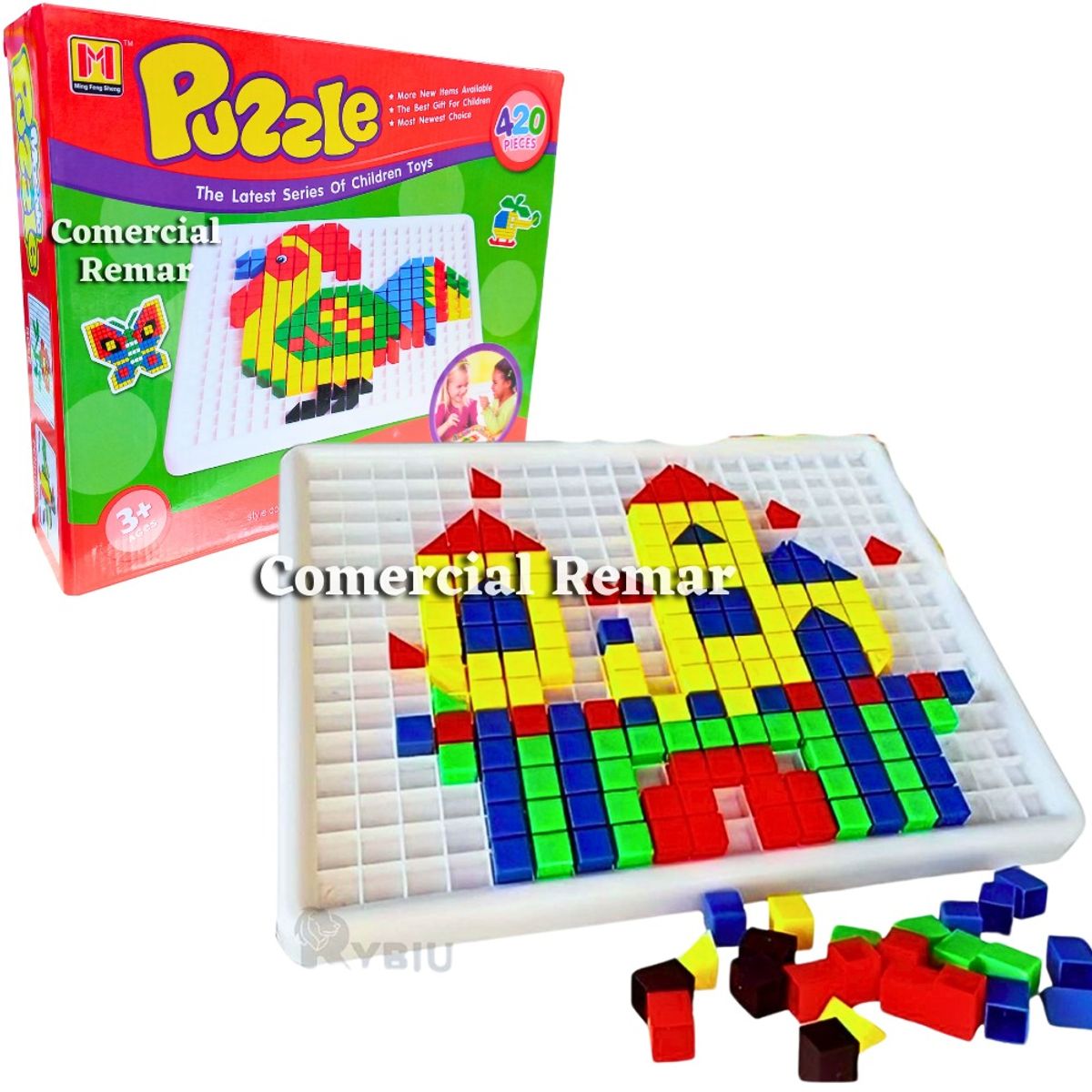 GENERICO - Rompecabezas Didáctico Mosaico de 420 pcs