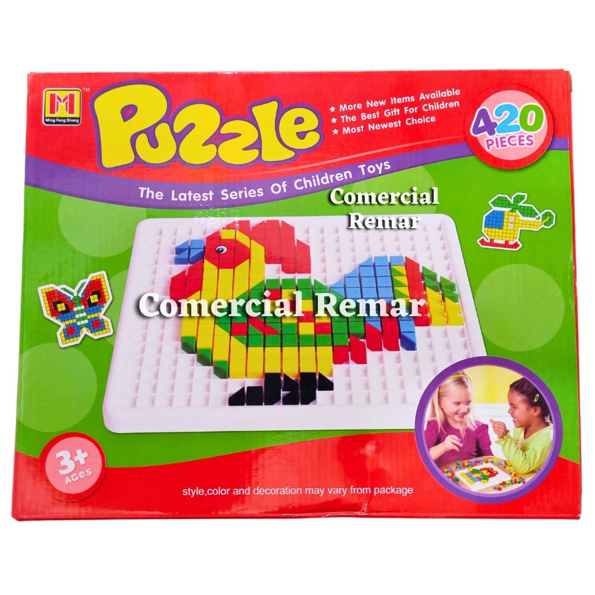 GENERICO - Rompecabezas Didáctico Mosaico de 420 pcs